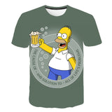 2020 Summer Men's T-shirt 3D Printed Simpson Tshirt Casual Tops Fashion Men t shirt Funny Streetwear Hip-hop Short Sleeve