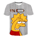 2020 Summer Men's T-shirt 3D Printed Simpson Tshirt Casual Tops Fashion Men t shirt Funny Streetwear Hip-hop Short Sleeve