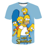 2020 Summer Men's T-shirt 3D Printed Simpson Tshirt Casual Tops Fashion Men t shirt Funny Streetwear Hip-hop Short Sleeve