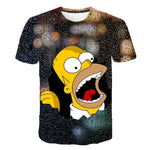 2020 Summer Men's T-shirt 3D Printed Simpson Tshirt Casual Tops Fashion Men t shirt Funny Streetwear Hip-hop Short Sleeve