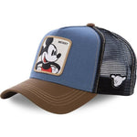 New Brand Anime Cartoon Mickey DONALD Duck Snapback Cotton Baseball Cap Men Women Hip Hop Dad Mesh Hat Trucker Hat Dropshipping