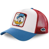 New Brand Anime Cartoon Mickey DONALD Duck Snapback Cotton Baseball Cap Men Women Hip Hop Dad Mesh Hat Trucker Hat Dropshipping