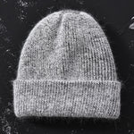 2017 New Winter Hat for Women Rabbit Cashmere Knitted Beanies Thick Warm Vogue Ladies Wool Angora Hat Female Beanie Hats