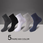 2020 Brand New Men's Cotton Socks Black Business Casual Breathable Spring Summer Male Crew Socks Meias Hot Sale Sokken Size38-45