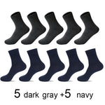 2020 Brand New Men's Cotton Socks Black Business Casual Breathable Spring Summer Male Crew Socks Meias Hot Sale Sokken Size38-45