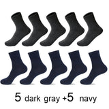 2020 Brand New Men's Cotton Socks Black Business Casual Breathable Spring Summer Male Crew Socks Meias Hot Sale Sokken Size38-45