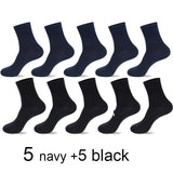 2020 Brand New Men's Cotton Socks Black Business Casual Breathable Spring Summer Male Crew Socks Meias Hot Sale Sokken Size38-45