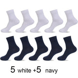 2020 Brand New Men's Cotton Socks Black Business Casual Breathable Spring Summer Male Crew Socks Meias Hot Sale Sokken Size38-45