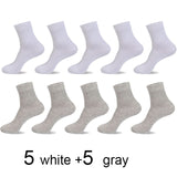 2020 Brand New Men's Cotton Socks Black Business Casual Breathable Spring Summer Male Crew Socks Meias Hot Sale Sokken Size38-45