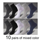 2020 Brand New Men's Cotton Socks Black Business Casual Breathable Spring Summer Male Crew Socks Meias Hot Sale Sokken Size38-45