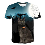 New for 2020 Cool fashion t shirt for men and women two cats print 3d t shirt summer short sleeve t shirts male t shirts XXS-6XL