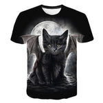 New for 2020 Cool fashion t shirt for men and women two cats print 3d t shirt summer short sleeve t shirts male t shirts XXS-6XL