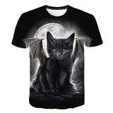 New for 2020 Cool fashion t shirt for men and women two cats print 3d t shirt summer short sleeve t shirts male t shirts XXS-6XL