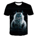 New for 2020 Cool fashion t shirt for men and women two cats print 3d t shirt summer short sleeve t shirts male t shirts XXS-6XL