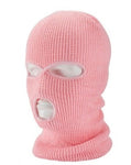 Ski Mask Knitted Face Cover Winter Balaclava Full Face Mask for Winter Outdoor Sports CS Winter Three 3 Hole Balaclava Knit Hat