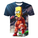 2020 Summer Men's T-shirt 3D Printed Simpson Tshirt Casual Tops Fashion Men t shirt Funny Streetwear Hip-hop Short Sleeve